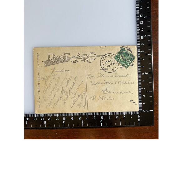 Vintage Postcard Humorous 1925 Ephemera Posted Signed Insult Man Woman Cars SEE - Picture 3 of 7